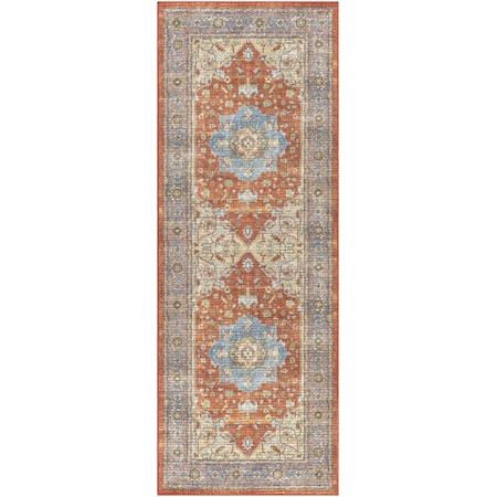 Leicester LEC-2304 Machine Washable Area Rug